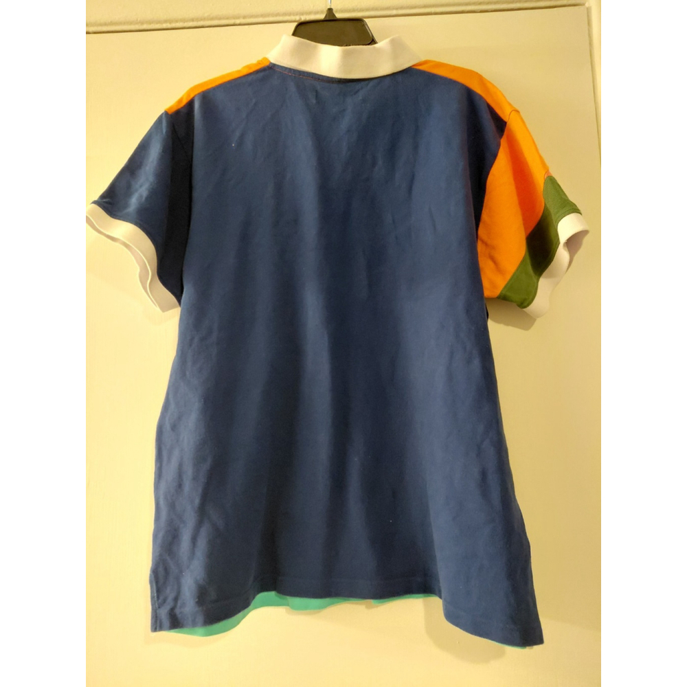 Men's Akoo Short Sleeve Golf Polo Shirt XL Multicolor EUC - Picture 3 of 4